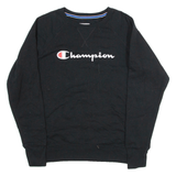 CHAMPION Womens Sweatshirt Black M