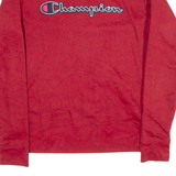 CHAMPION Mens Sweatshirt Red M