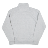 CHAMPION GB Mens Sweatshirt Grey 1/4 Zip M