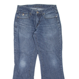 GUESS JEANS Womens Jeans Blue Regular Bootcut Stone Wash W31 L28