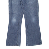 GUESS JEANS Womens Jeans Blue Regular Bootcut Stone Wash W31 L28