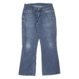 GUESS JEANS Womens Jeans Blue Regular Bootcut Stone Wash W31 L28