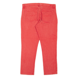RALPH LAUREN SPORT Womens Jeans Red Regular Tapered W32 L27