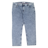 TOMMY JEANS Mens Jeans Blue Relaxed Straight W40 L32