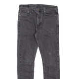 LEVI'S 512 Jeans Mens Black Slim Tapered W32 L31
