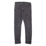 LEVI'S 512 Jeans Mens Black Slim Tapered W32 L31