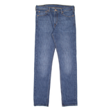 LEVI'S 510 Jeans Mens Blue Slim Skinny Stone Wash W33 L34