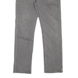 LEVI'S 514 Jeans Mens Grey Slim Straight W33 L32