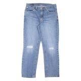 LEVI'S 541 Jeans Distressed Mens Blue Athletic Tapered Stone Wash W33 L30