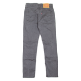 LEVI'S 511 Jeans Mens Grey Slim Straight W29 L30
