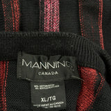 Unbranded Striped Sweater - XL Black Cotton