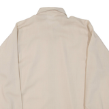 CHANTAL Womens Shirt Beige Collared Long Sleeve L