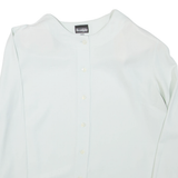 NOSTALGIA Womens Blouse Blue Long Sleeve L