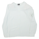 NOSTALGIA Womens Blouse Blue Long Sleeve L