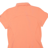 COLUMBIA Omni-shade Sun Protect Womens Shirt Orange Collared XS