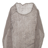 Womens Top Grey Long Sleeve L
