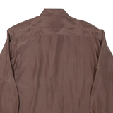CV Womens Shirt Brown Collared Long Sleeve XL