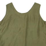 Womens Top Green Sleeveless L