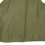 Womens Top Green Sleeveless L