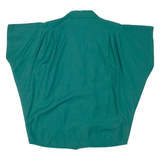 LINEA V Womens Blouse Green Collared L