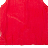 CARTY COLLECTION Womens Vest Red Sleeveless L