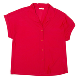 COSMOS Womens Shirt Red Collared XL