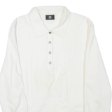 BOGNER Womens Shirt White Collared Long Sleeve M