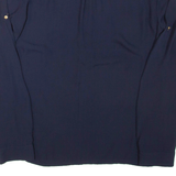 BANANA REPUBLIC Womens Blouse Blue Long Sleeve S