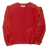 JULIETTA Womens Blouse Orange Long Sleeve L