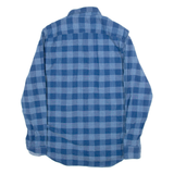 TOMMY HILFIGER Regular Fit Mens Shirt Blue Gingham Long Sleeve M