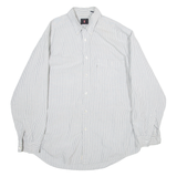 LEVI'S Mens Shirt Grey Striped Long Sleeve M