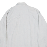 LEVI'S Mens Shirt Grey Striped Long Sleeve M