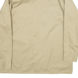 DICKIES Mens Worker Shirt Brown Long Sleeve L