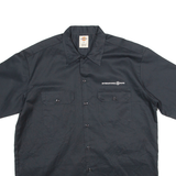 DICKIES International Paper Mens Worker Shirt Black L