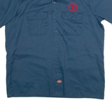 DICKIES Mens Worker Shirt Blue XL