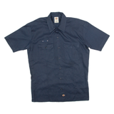 DICKIES Mens Worker Shirt Blue L