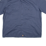 DICKIES Mens Worker Shirt Blue 2XL
