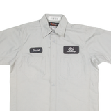 WRANGLER Mens Worker Shirt Grey M