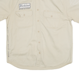 DICKIES Mens Worker Shirt Beige M
