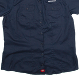 DICKIES Womens Worker Shirt Blue XL