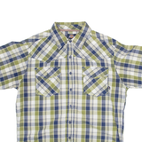 DICKIES Mens Shirt Green Check L