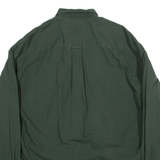 NAUTICA Mens Plain Shirt Green Long Sleeve M