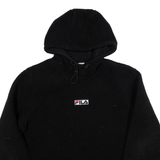 FILA Womens Black Hoodie L
