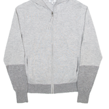 REISS Mens Grey Hoodie Full Zip S