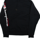 CHAMPION Womens Black Hoodie M