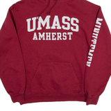 CHAMPION Umass Womens Red Hoodie M