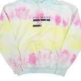 FORWARD Tie Dye Womens Yellow Hoodie M