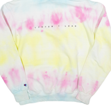 FORWARD Tie Dye Womens Yellow Hoodie M