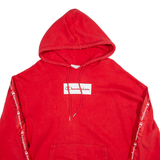 CHAMPION Classic Fleece Womens Red Hoodie L