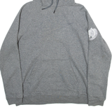 NIKE Womens Grey Hoodie L